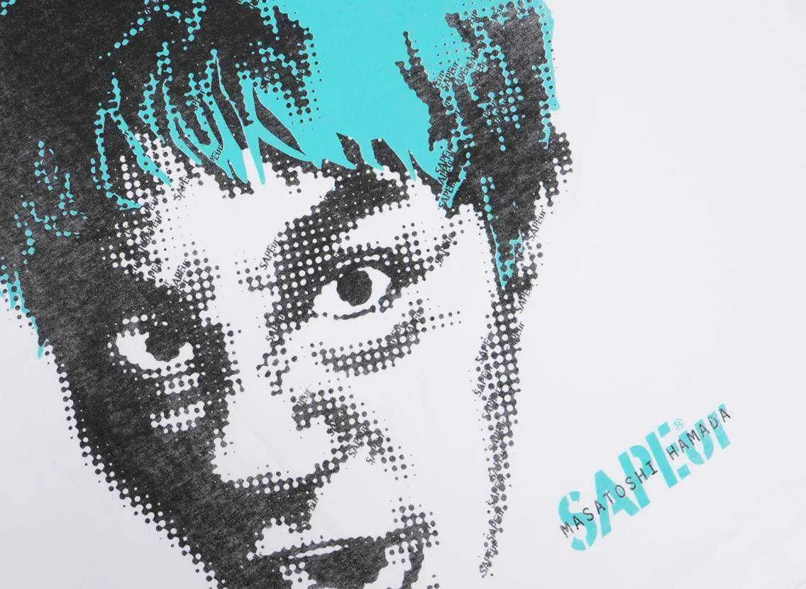 SAPEur x MASATOSHI HAMADA Mintblue S/S Tee SAPEur x MASATOSHI HAMADA Mintblue S/S Tee