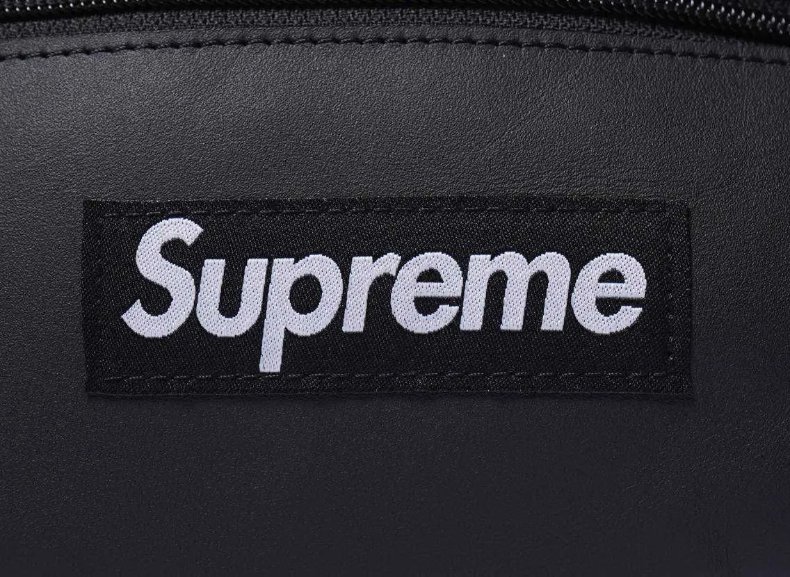 Supreme Leather Waist Bag 