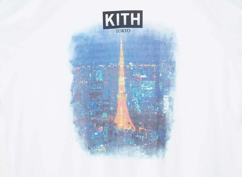 Kith Tokyo Tower Vintage Long Sleeve Tee 