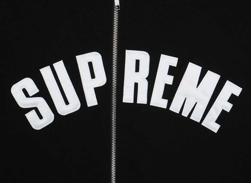 Supreme Arc Thermal Zip Up Hooded Sweatshirt 