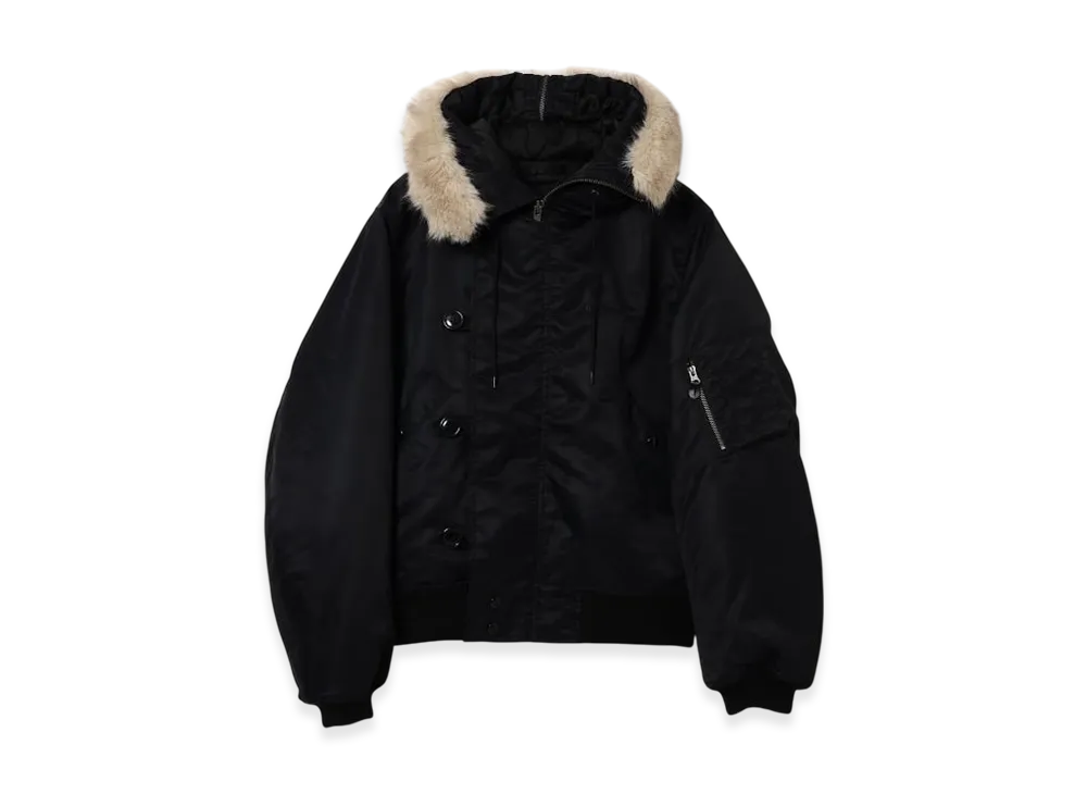 BEAMS x WILD THINGS Exclusive N-2B Jacket "Black"