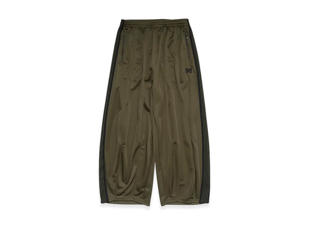NEEDLES x STUDIOUS H.D. Track Pant - Poly Smooth "Khaki"