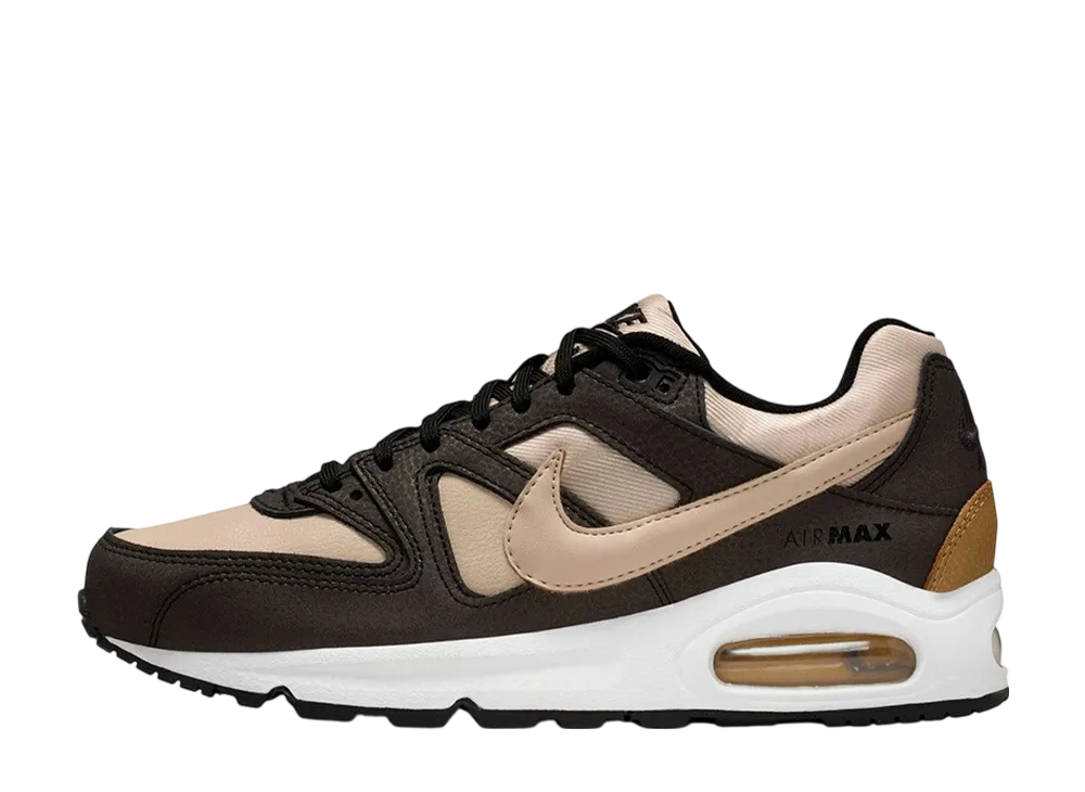 ナイキ ウィメンズ エアマックス コマンド プレミアム "オートミール/ブラック/メタリックゴールドスター/ホワイト"