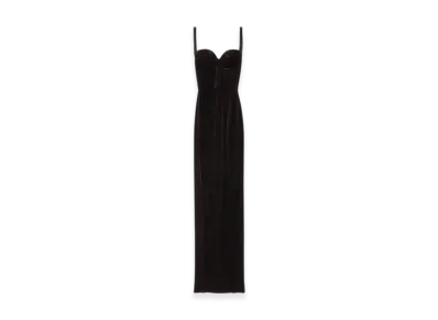 BALENCIAGA Women's Fitted Gown "Black"