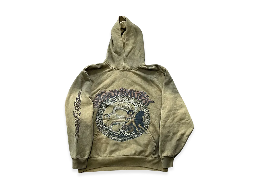 Travis Scott Cactus Jack Maximus Tiger Pullover Hoodie "Brown"