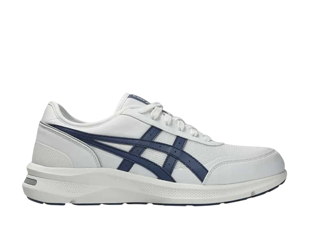 アシックス ハダシウォーカー 3E "ライトグレー/ネイビーブルー"