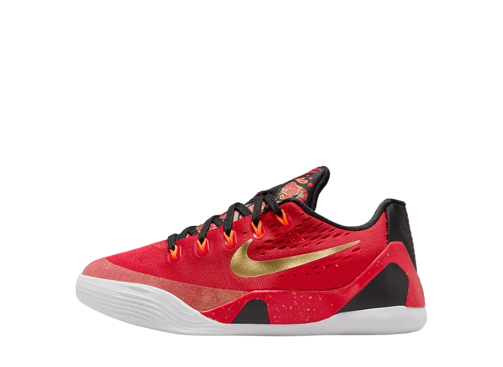 Nike GS Kobe 9 Low Protro EM "China/University Red and Metallic Gold"