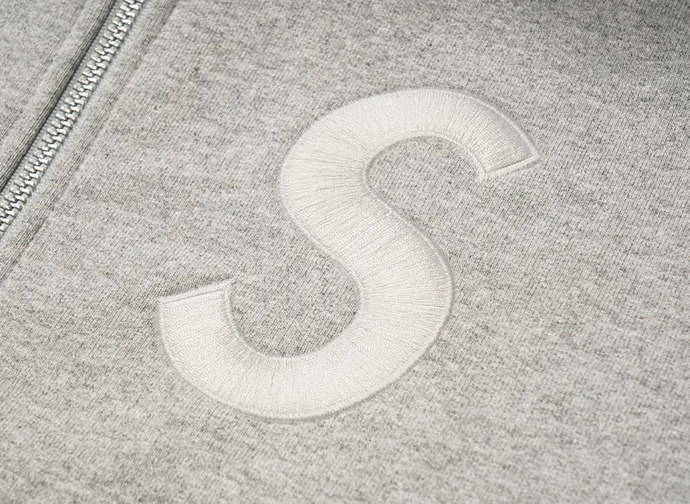 Supreme S Logo Zip Up Hooded Sweatshirt (25FW) 