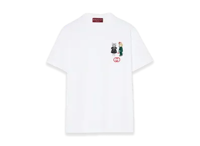 GUCCI x Higuchi Yuko Cotton Jersey T-shirt Japan Exclusive "White"