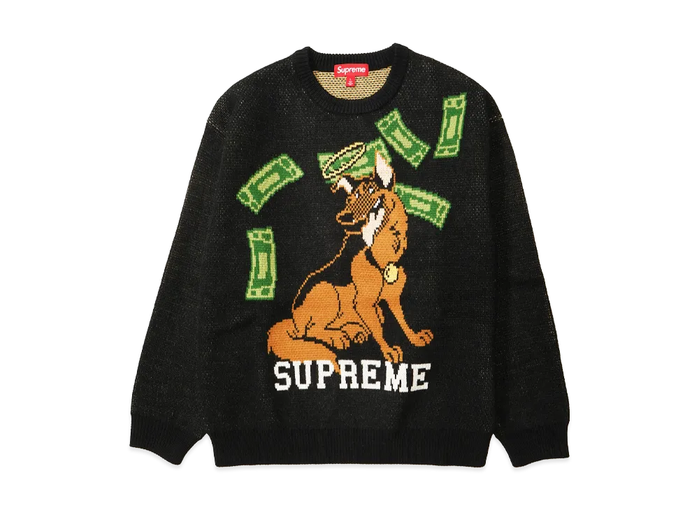 Supreme All Dogs Go To Heaven Sweater "Black"