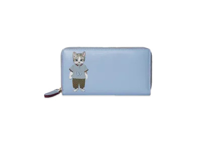 GUCCI x Higuchi Yuko Zip Around Wallet Japan Exclusive "Rosso Ancora"