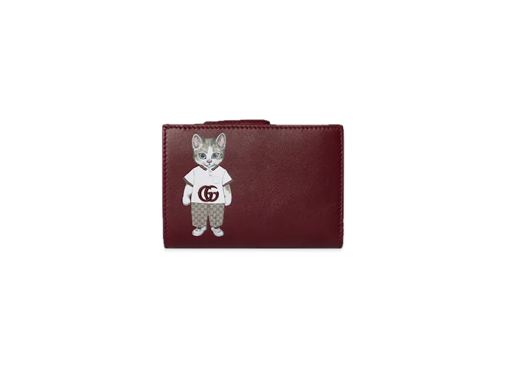 GUCCI x Higuchi Yuko Small Wallet Japan Exclusive "Rosso Ancora"