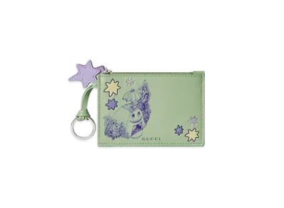 GUCCI x Higuchi Yuko Key Pouch Japan Exclusive "Light Green"