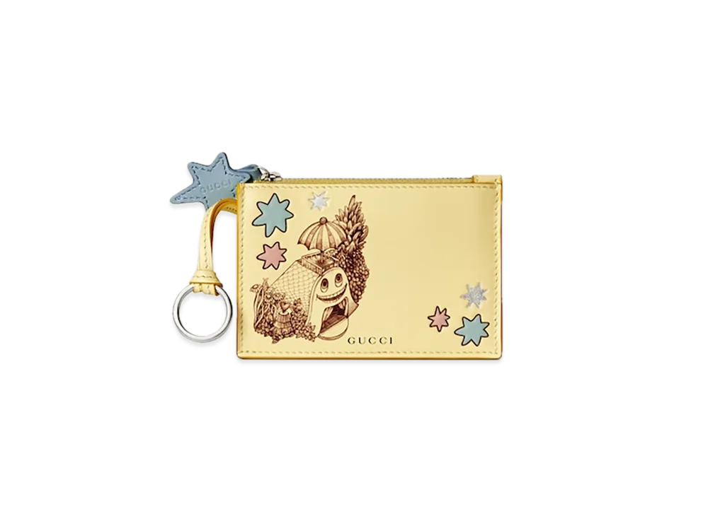 GUCCI x Higuchi Yuko Key Pouch Japan Exclusive "Light Yellow"