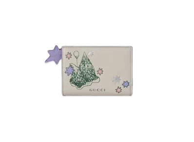 GUCCI x Higuchi Yuko Bicolor Small WalletJapan Exclusive "Light Grey/Green"