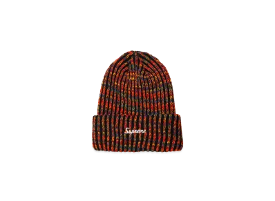 Supreme Rainbow Loose Gauge Beanie "Black"