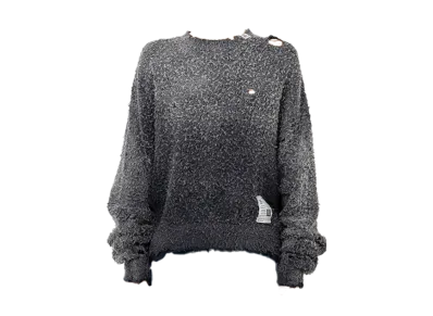 Maison MIHARA YASUHIRO Sun Faded Like Knit Sweater "Black"