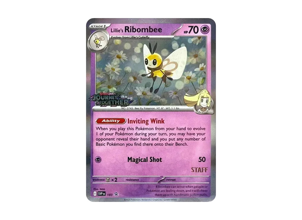 リーリエのアブリボン P [SVP EN 183]【英語版】(スカーレット&バイオレット「プロモーションカード」)