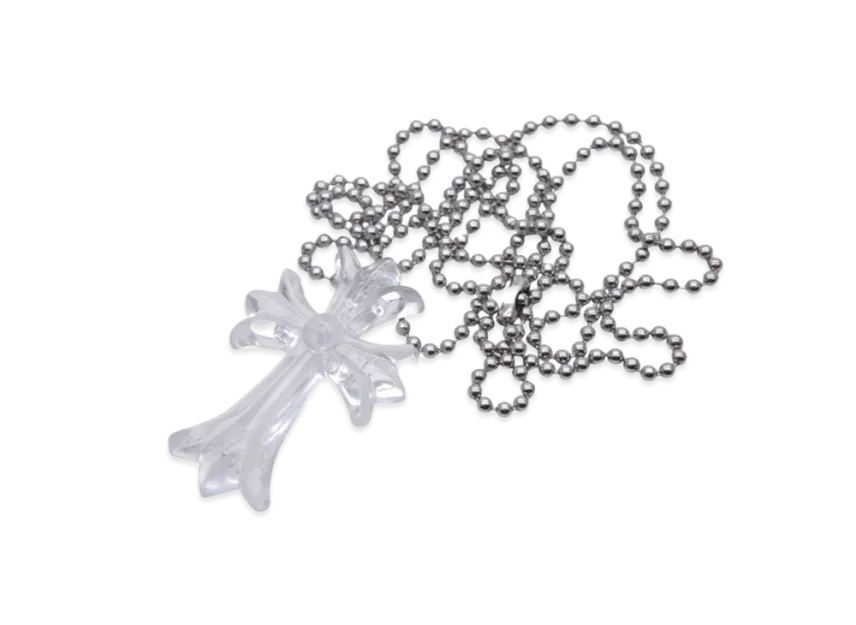 Chrome Hearts Rubber Small CH Cross Silicon Necklace Chrome Hearts Rubber Small CH Cross Silicon Necklace