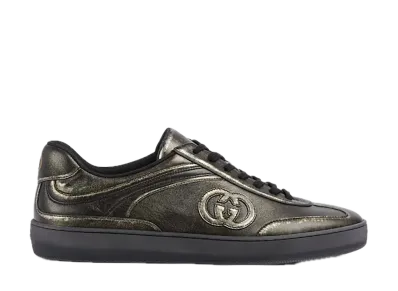 GUCCI G75 Sneaker "Black Metallic"