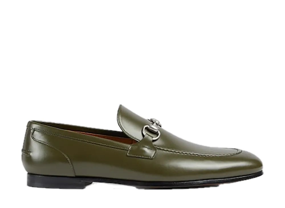 グッチ ヨルダーン ホースビット ローファー "フォレストグリーン"