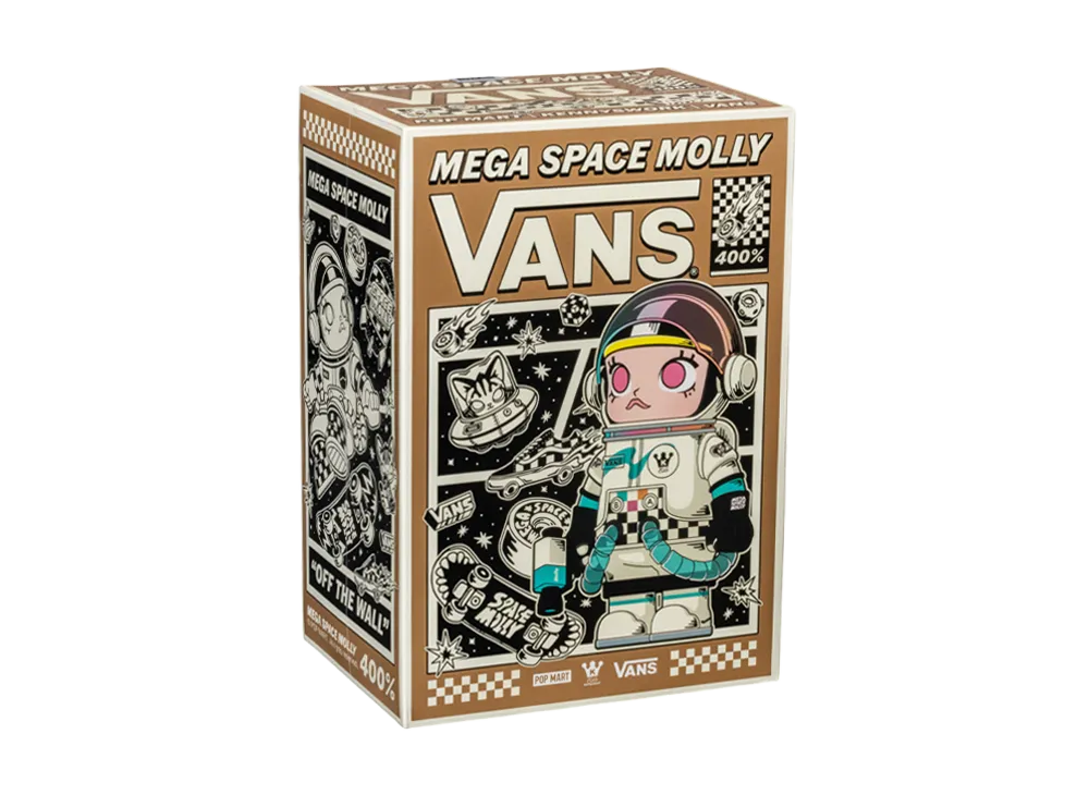 ポップマート メガコレクション メガスペースモリー 400% ヴァンズの ポップマート メガコレクション メガスペースモリー 400% ヴァンズの