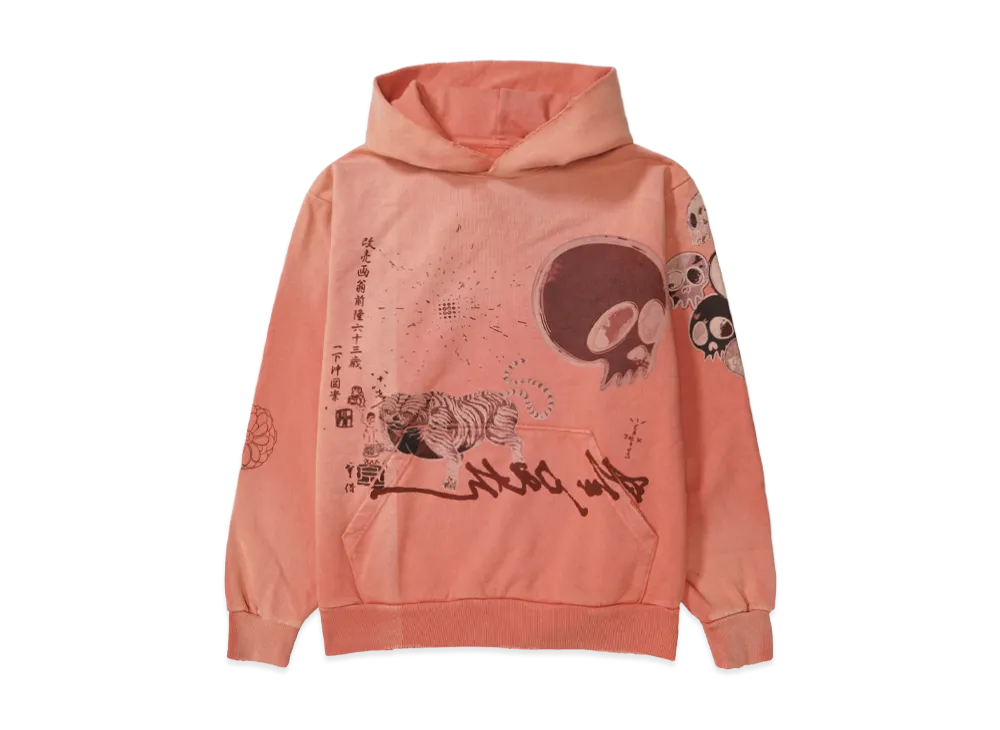 Travis Scott Cactus Jack x Takashi Murakami The Path Hoodie "Pink"