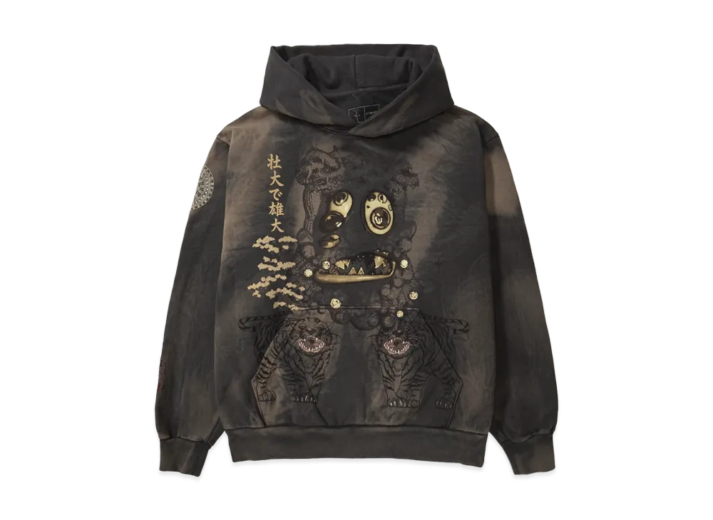 トラヴィススコット カクタスジャック x 村上隆 ホロウ フーディー "ブラック"