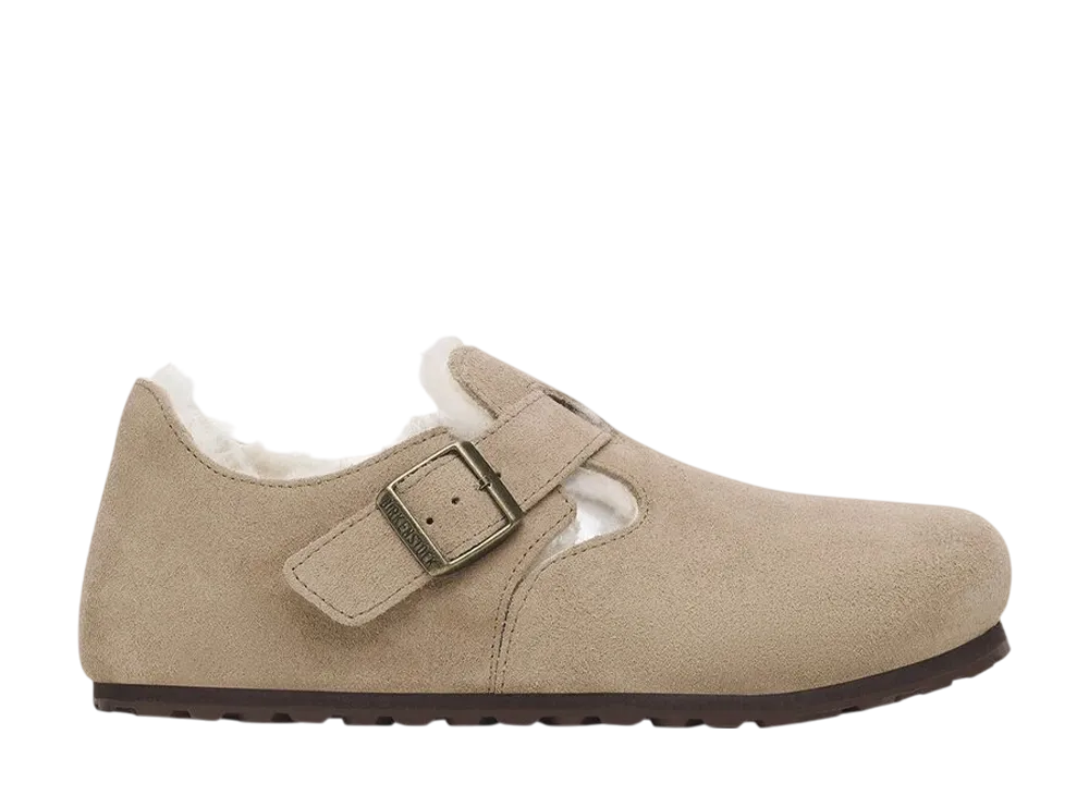 BIRKENSTOCK London Shearling "Taupe"