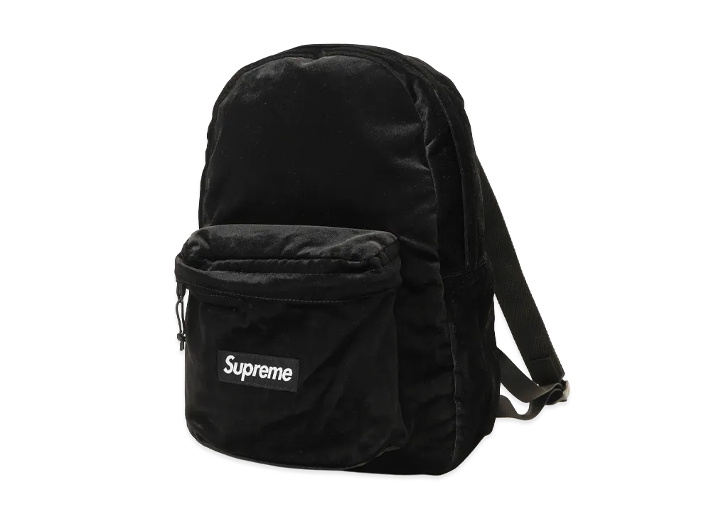 Supreme Velvet Backpack "Black"