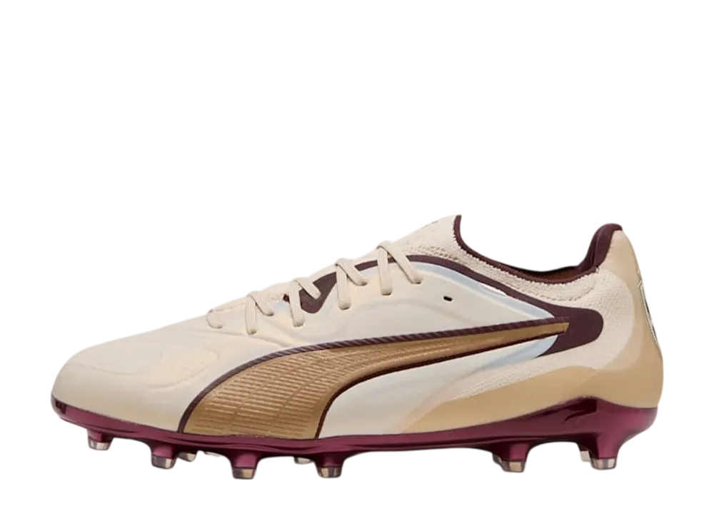 Puma King 20 Ultimate Launch FG/AG "Sugared Almond/Aubergine/PUMA Gold/PUMA Black"