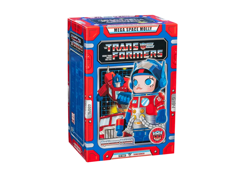 POP MART "MEGA COLLECTIONS" MEGA SPACE MOLLY 400% Optimus Prime