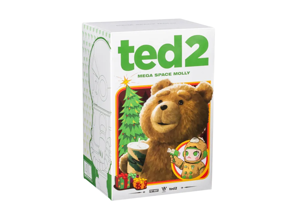 POP MART "MEGA COLLECTIONS" 400% SPACE MOLLY Ted 2