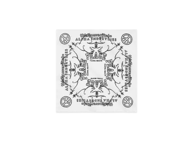 thisisneverthat x PEACE Souvenir Bandana "White"