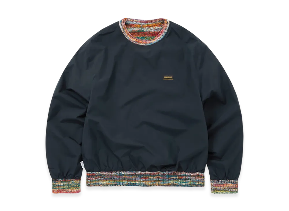 thisisneverthat x GORE-TEX Windstopper Reversible Knit Crew "Navy"