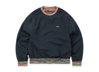 thisisneverthat x GORE-TEX Windstopper Reversible Knit Crew "Navy"