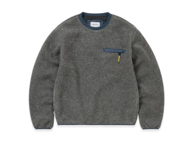 thisisneverthat x GORE-TEX Windstopper Wool Fleece Crew "Heather Grey"