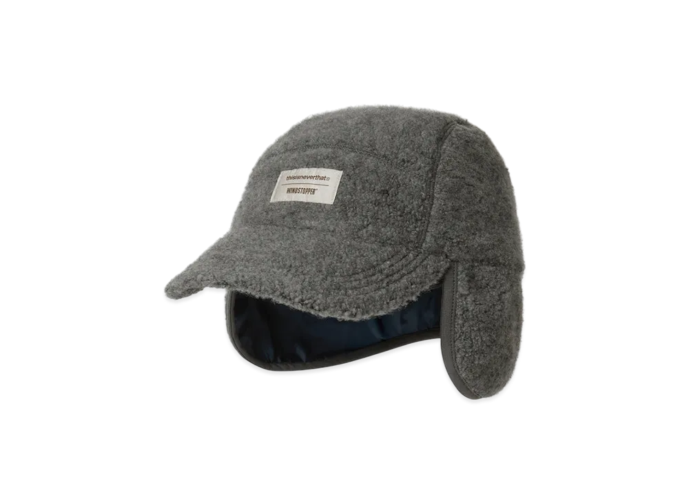 thisisneverthat x GORE-TEX Windstopper Wool Fleece Cap "Heather Grey"