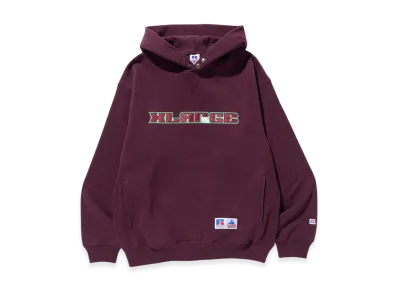 XLARGE x RUSSELL ATHLETIC Pullover Hooded Sweatshirt "Burgundy"