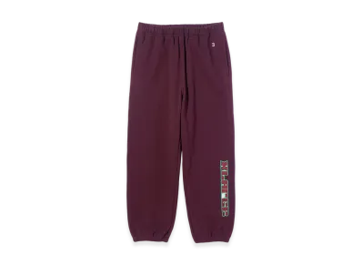 XLARGE x RUSSELL ATHLETIC Sweat Pants "Burgundy"