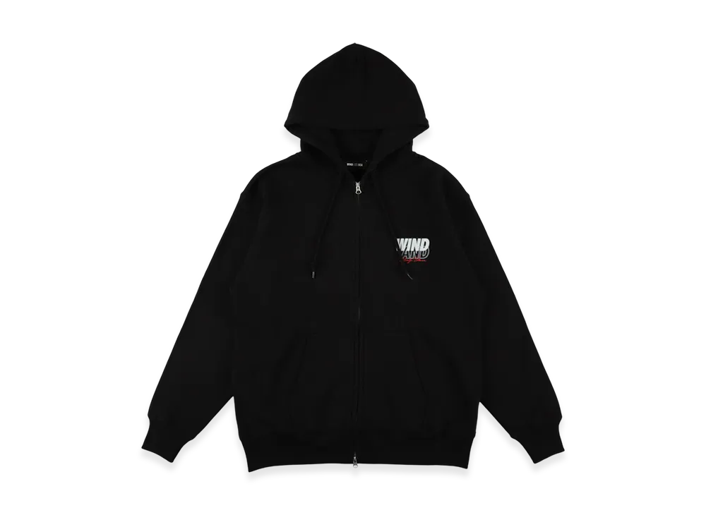 WIND AND SEA x Marilyn Monroe Zip Hooded Sweat Shirt "Black"