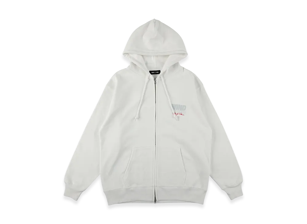 WIND AND SEA x Marilyn Monroe Zip Hooded Sweat Shirt "White"