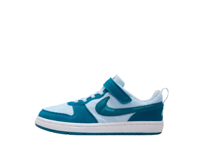 Nike PS Court Borough Low Recraft "Celestine Blue/White/Green Abyss"