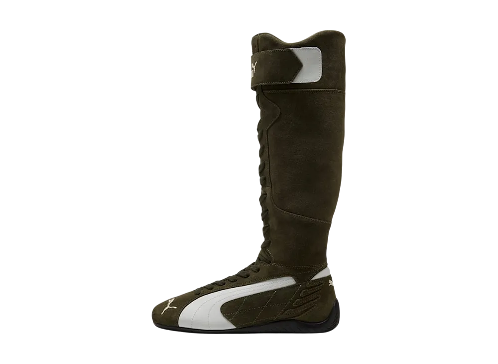 プーマ ウィメンズ スピードキャット ブーツ "ダークオリーブ/フロステッドアイボリー"