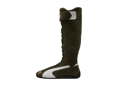 Puma Women's Speedcat Boot "Dark Olive/Frosted Ivory"