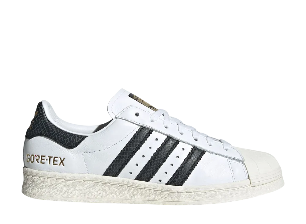 アトモス × アディダスオリジナルス スーパースター82 ゴアテックス "ホワイト/ブラック"