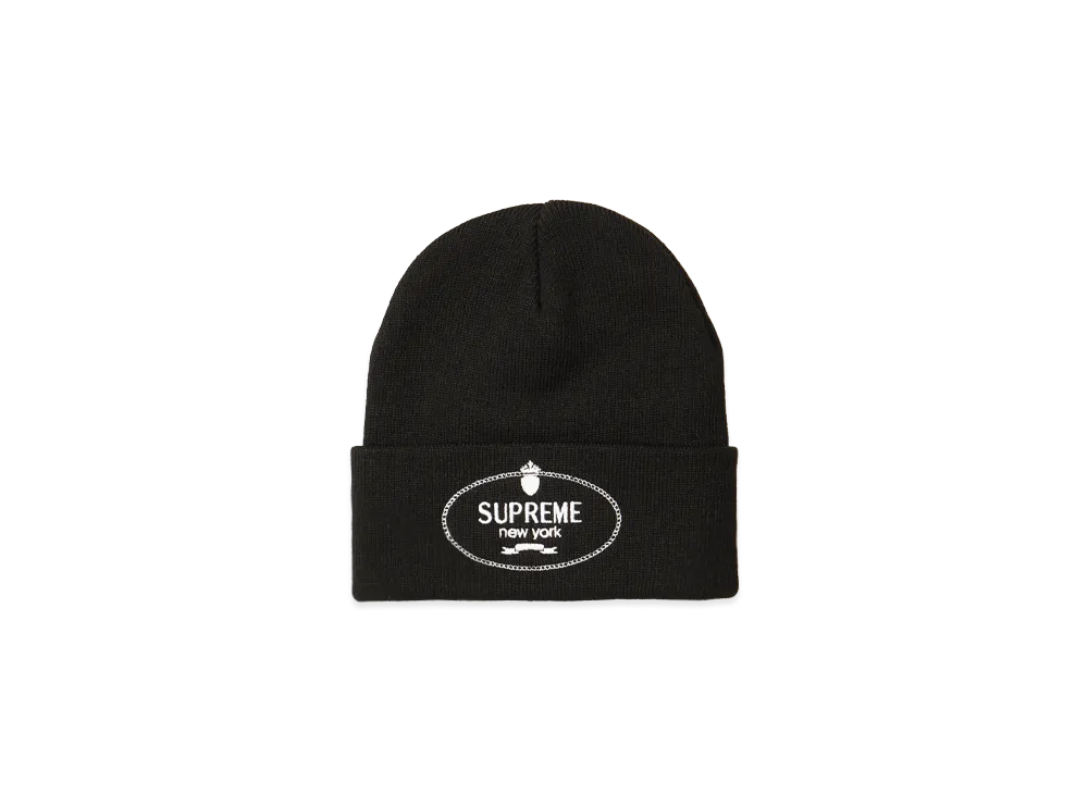 Supreme Crest Beanie "Black"