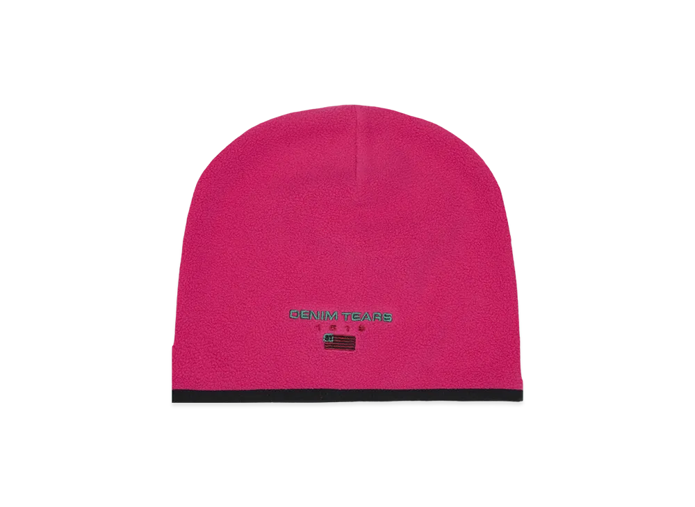 DENIM TEARS Polar Fleece Beanie "Pink"