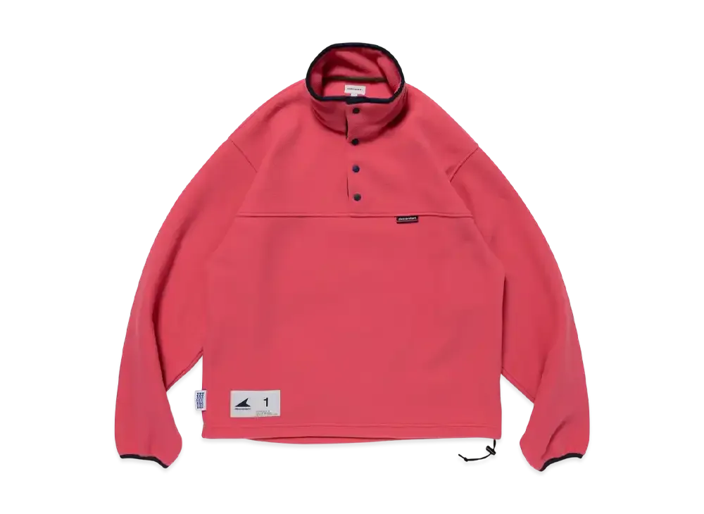 DESCENDANT x BOUTIQUE Humming Fleece Pullover "Pink"