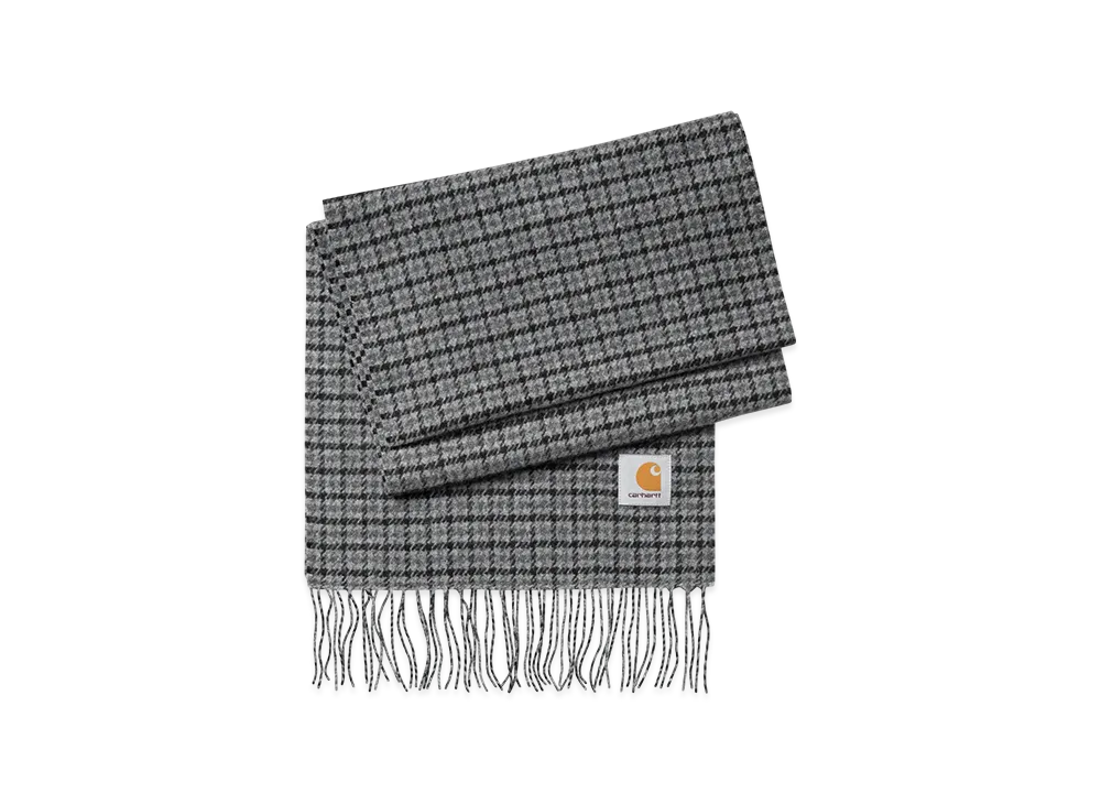 Carhartt WIP Lowis Scarf "Lowis Houndstooth/Grey Heather"